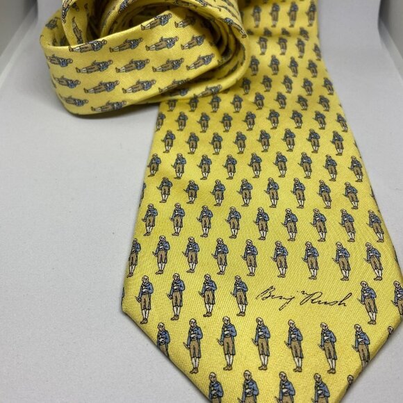 Vineyard Vines Men's Dickinson College Benjamin Rush Tie - Picture 3 of 3